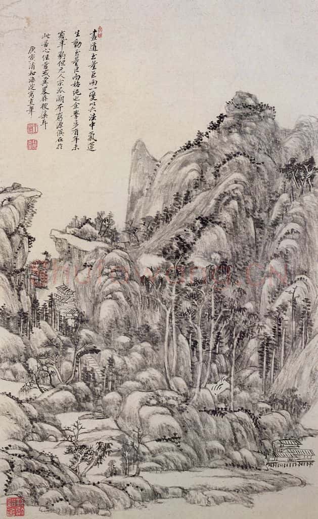 清 王原祁《山水图册》书画作品