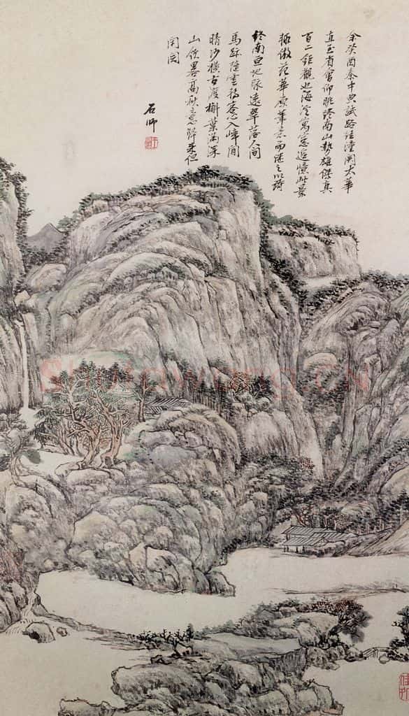 清 王原祁《山水图册》书画作品