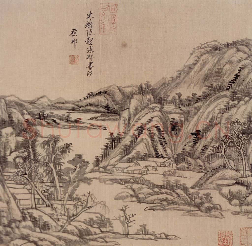 清 王原祁《山水图册》书画作品