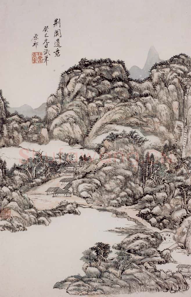 清 王原祁《山水图册》书画作品