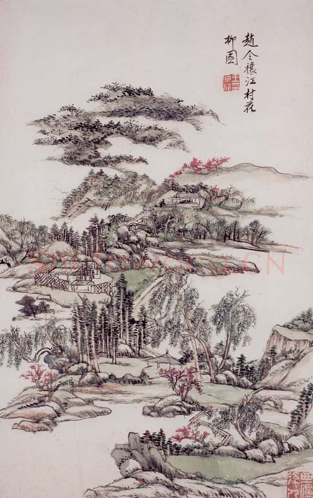 清 王原祁《山水图册》书画作品
