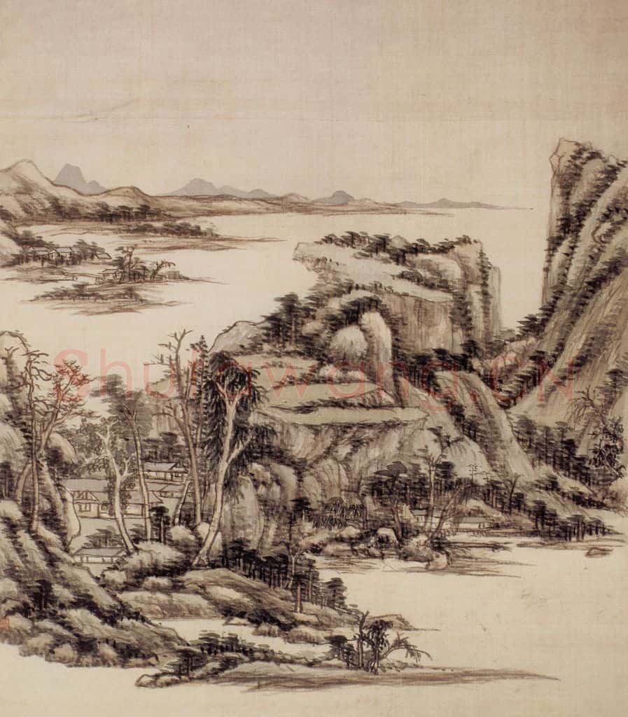 清 王原祁《仿宋元山水图册》书画作品