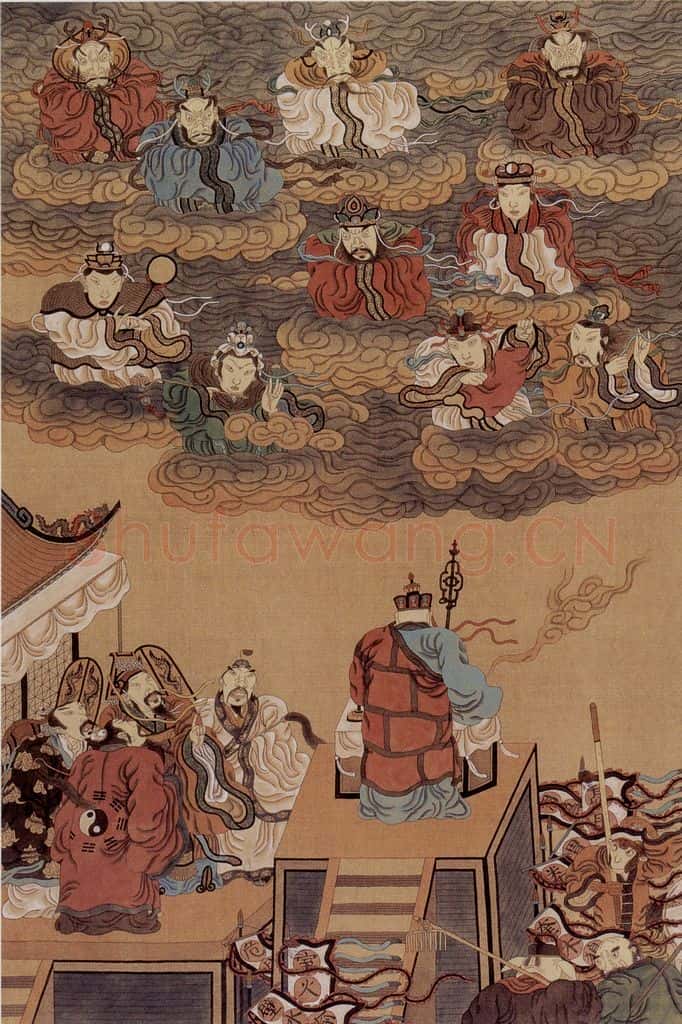 1989年-1990年 周京心《西游记·车迟国》书画作品
