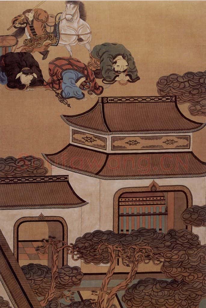 1989年-1990年 周京心《西游记·小雷音》书画作品
