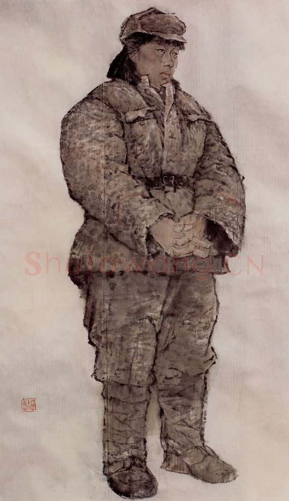 1984年 田黎明 课堂写生 书画作品
