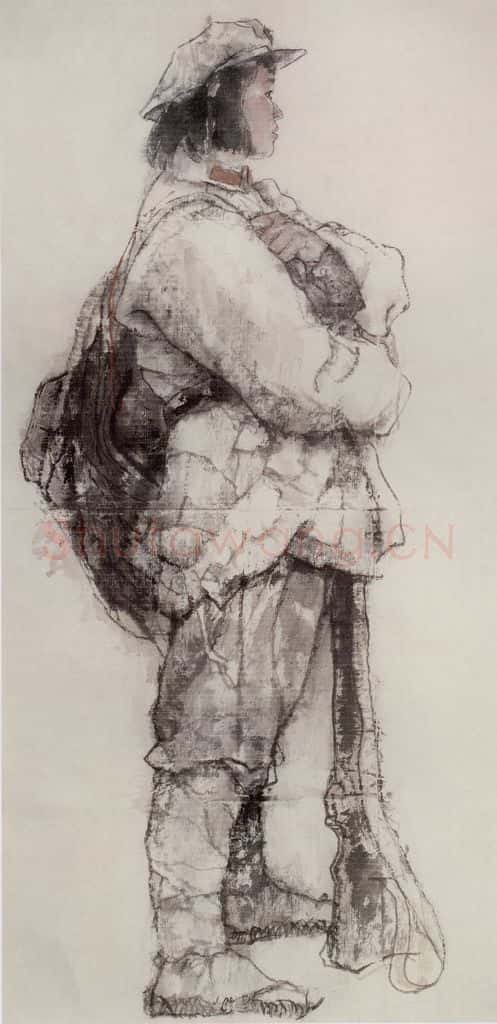 1983年 田黎明 课堂写生 书画作品