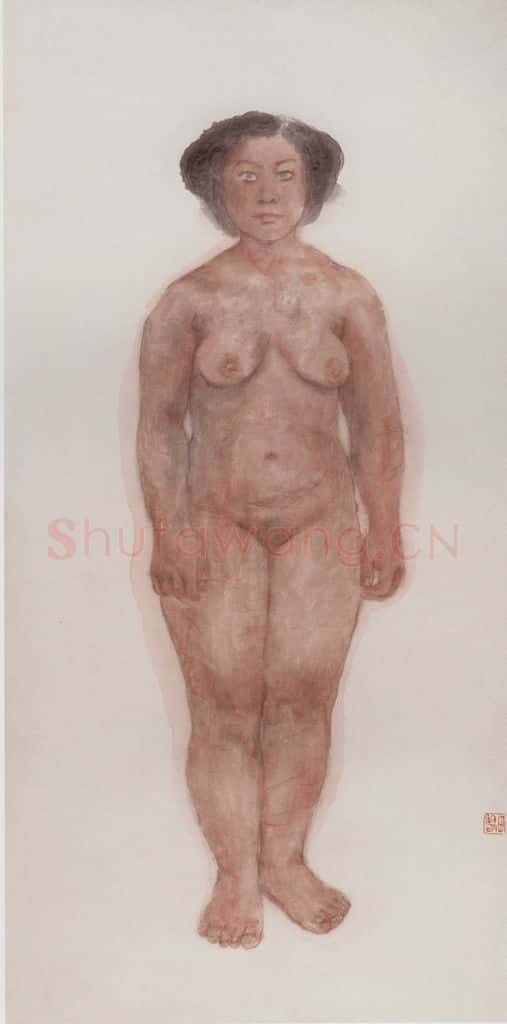 1988年 田黎明 课堂写生 书画作品