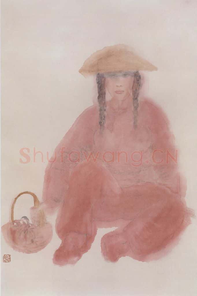 1988年 田黎明 小溪 书画作品