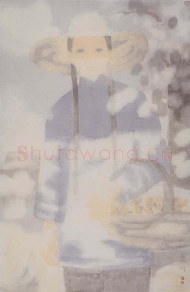 2001年 田黎明 蓝色的记忆 书画作品
