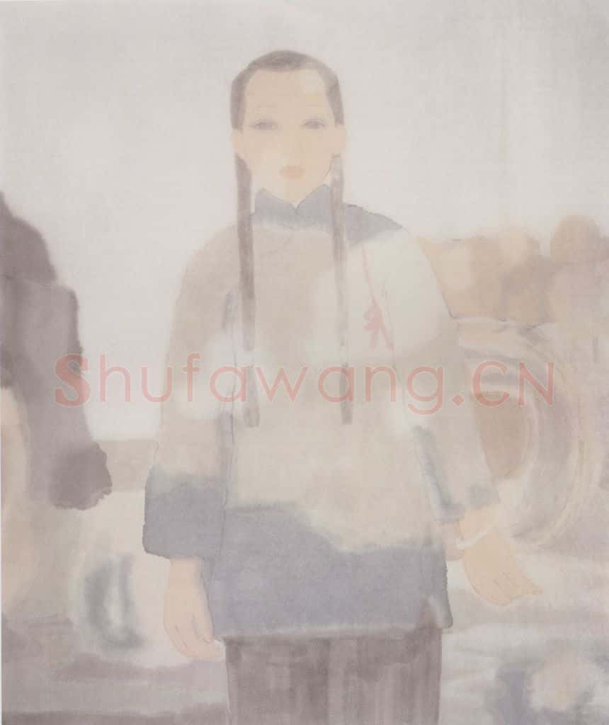 2000年 田黎明 和风 书画作品