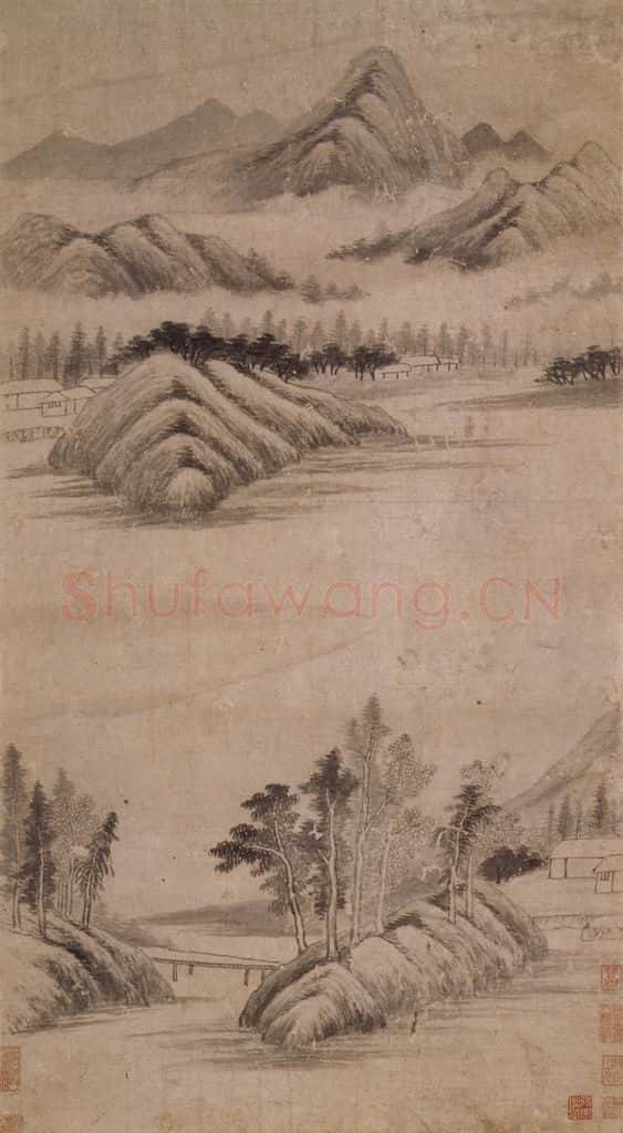  董其昌《山水》书画作品