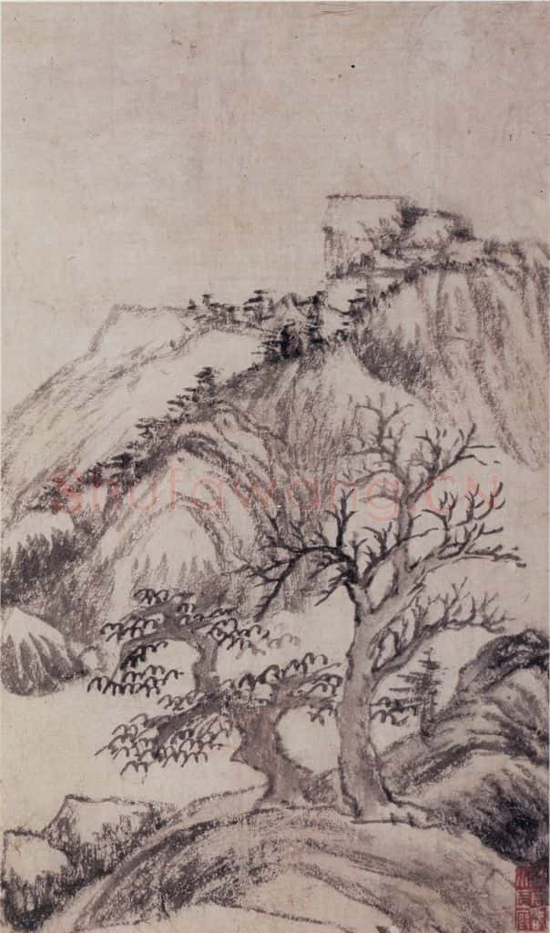 董其昌《山水册》书画作品