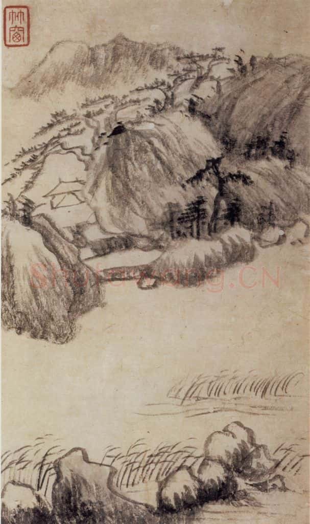 董其昌《山水册》书画作品