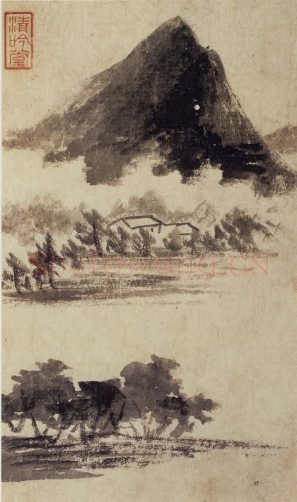 董其昌《山水册》书画作品