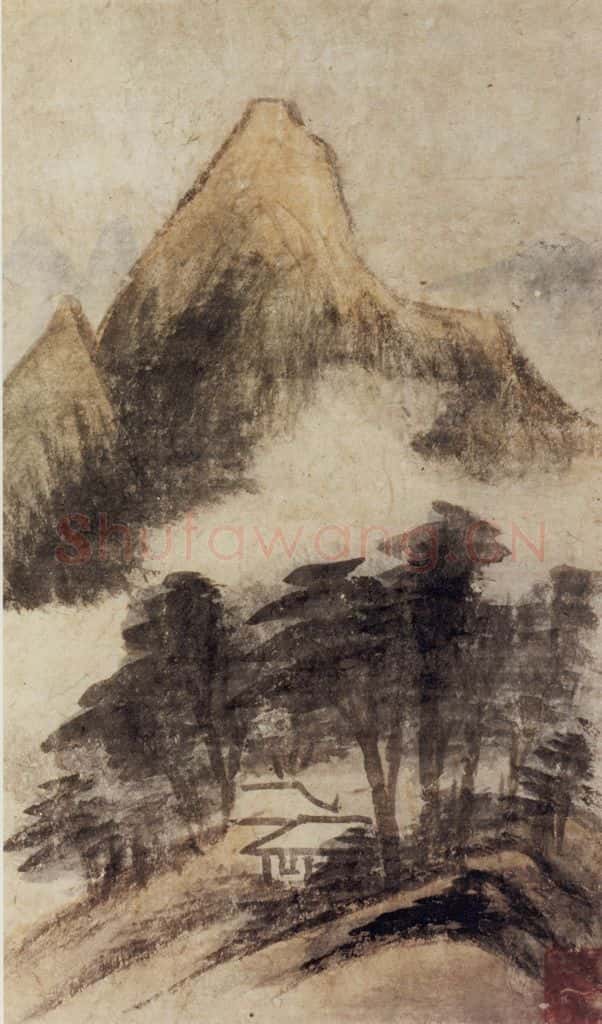  董其昌《山水册》书画作品