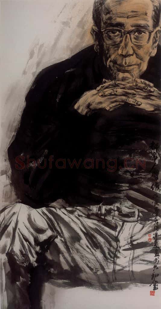 1998年 冯远《都市百态系列》书画作品