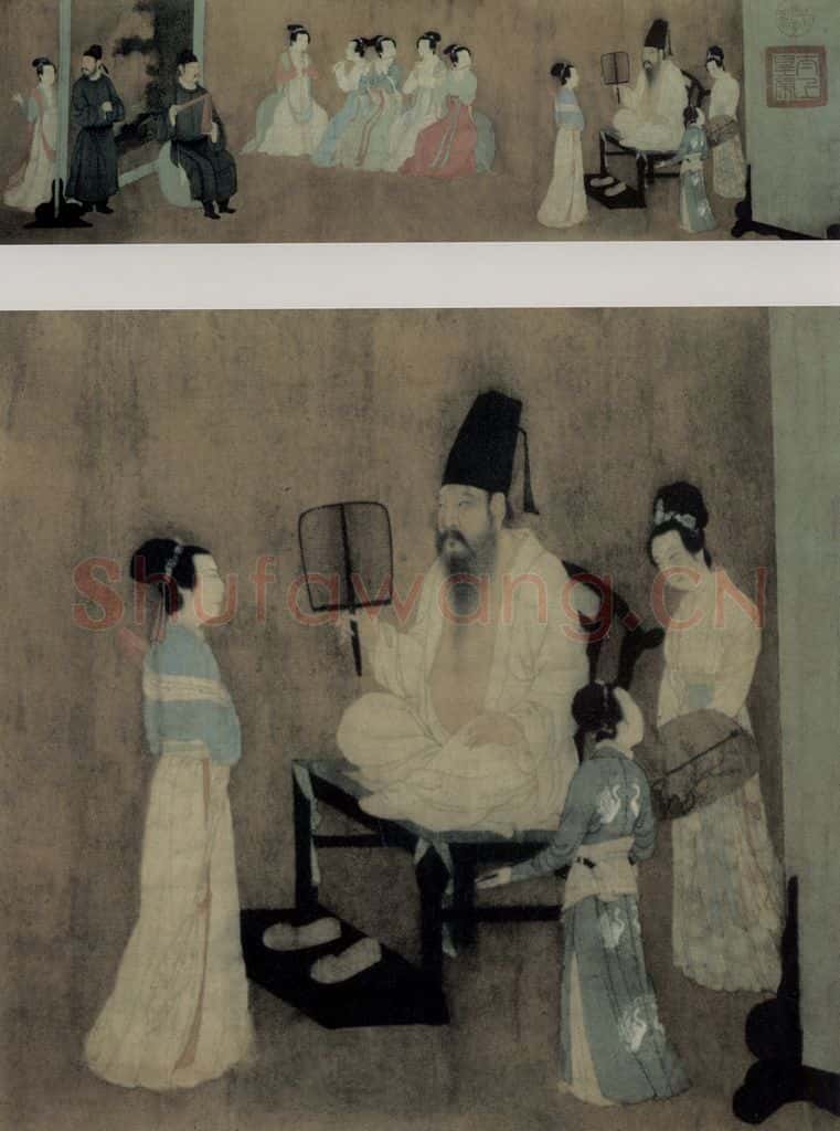 五代南唐 顾闳中《韩熙载夜宴图》书画作品