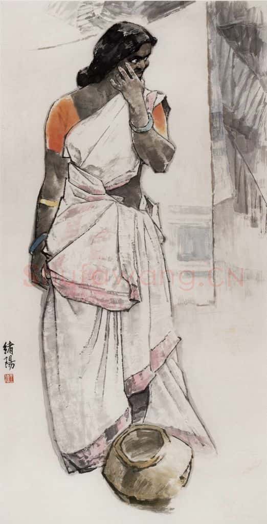 2006年 王绪阳《风和日丽》书画作品