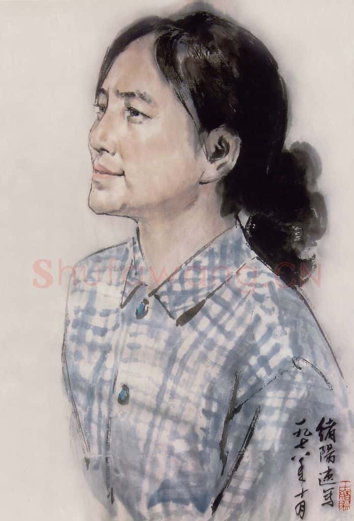 1978年 王绪阳《歌唱家》书画作品