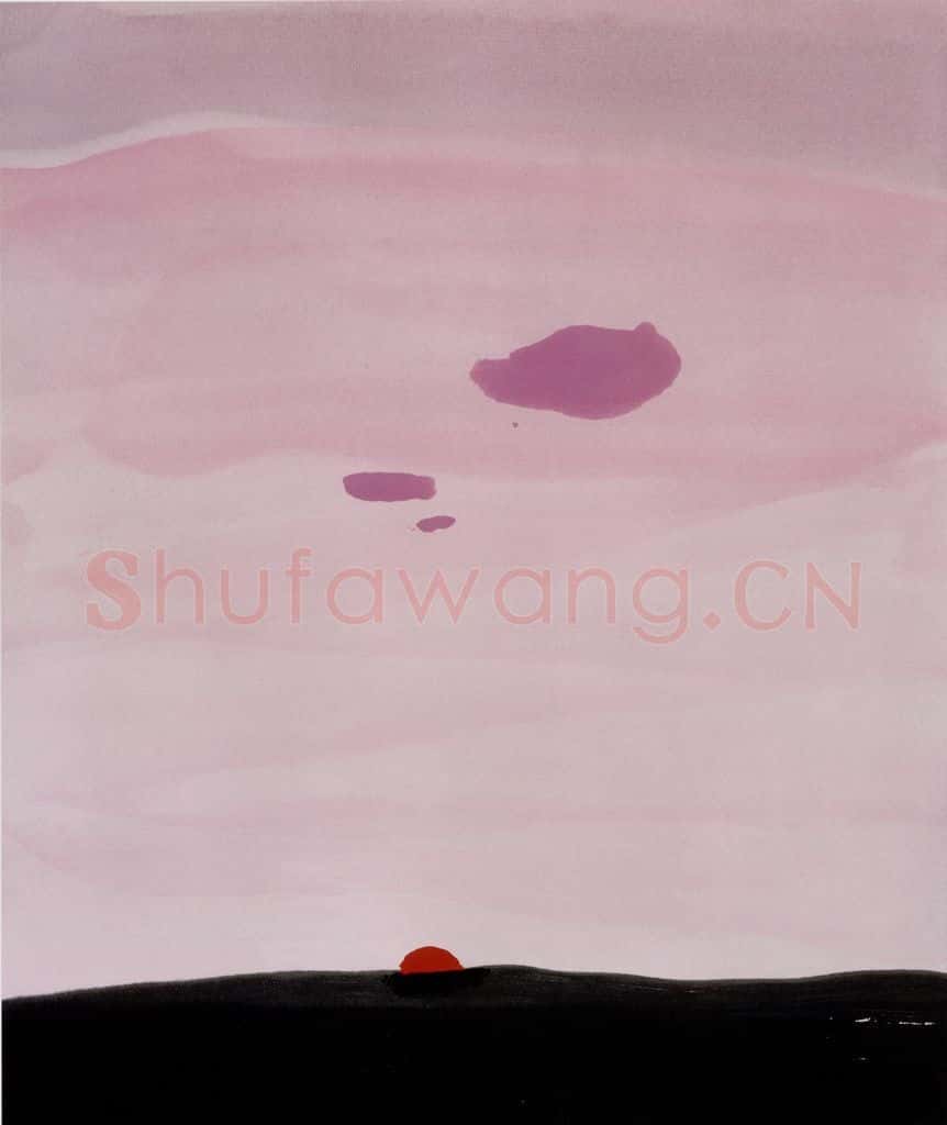 2006年 吴冠中 紫云 书画作品