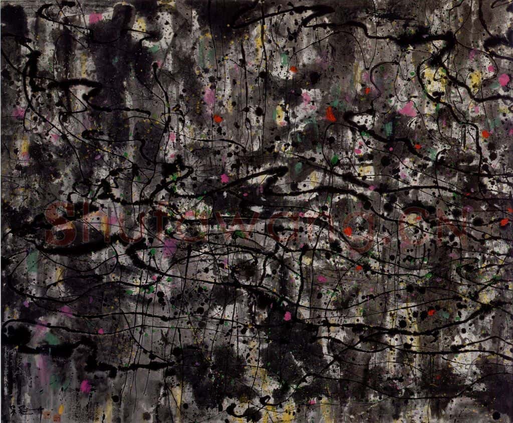 2006年 吴冠中 驰骋 书画作品
