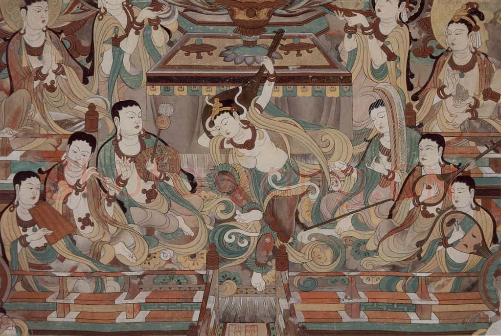 1955年 刘凌沧《反弹琵琶》书画作品
