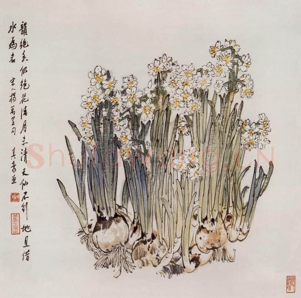 宗其香《韵绝香仍绝》书画作品