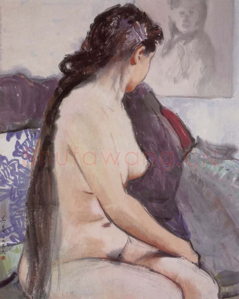 1956年 宗其香《人体》书画作品