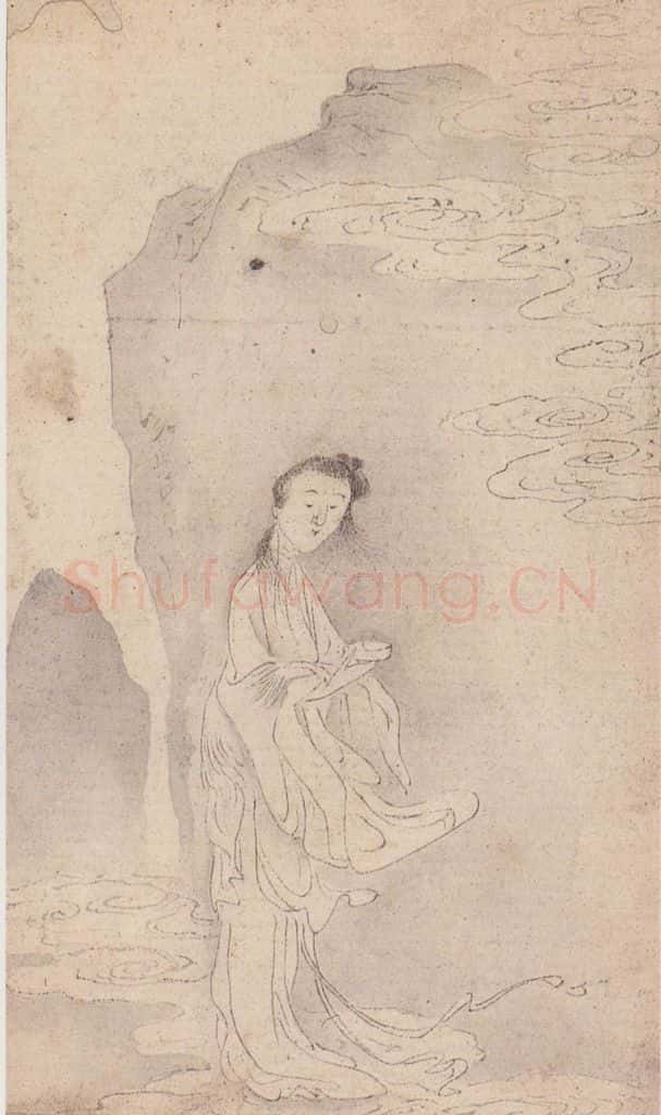 黄般若《十八美人图册页》书画作品