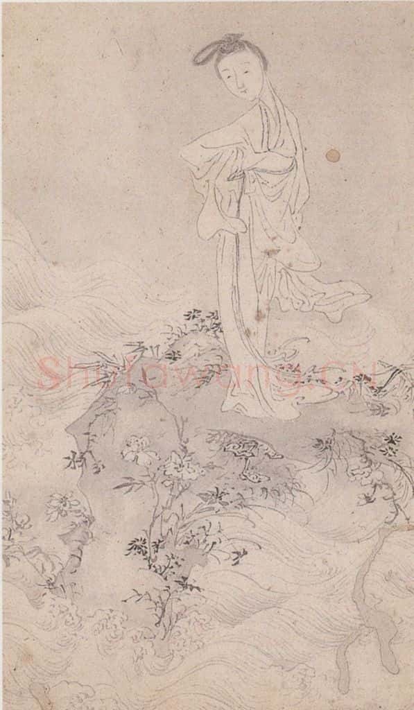 黄般若《十八美人图册页》书画作品