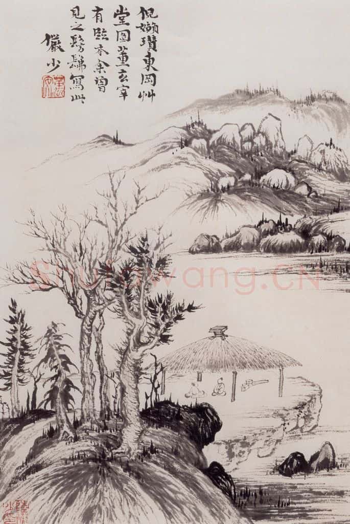 约20世纪30年代 陆俨少 拟古册 书画作品