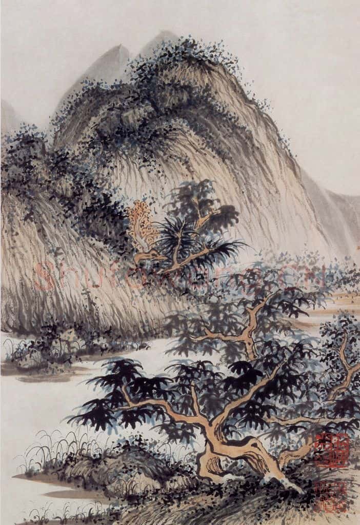 约1939年 陆俨少 拟古册 书画作品