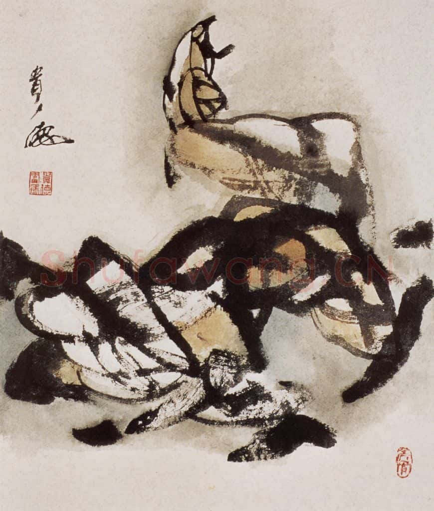 2003年 赵贵德《朝天乐》书画作品