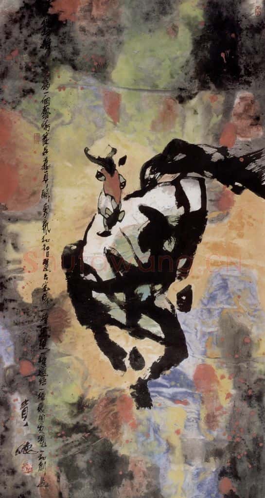 2004年 赵贵德《还京乐》(附局部) 书画作品