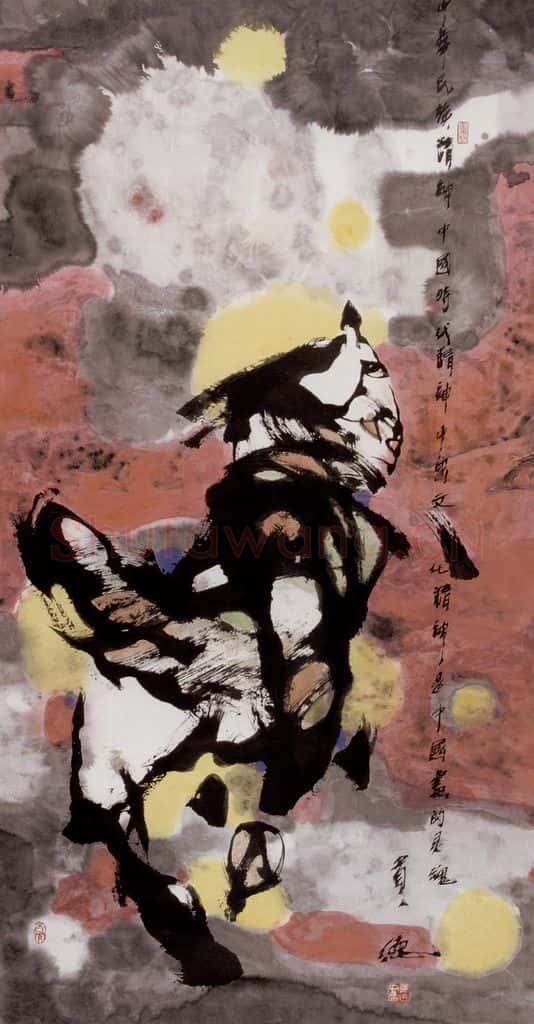 2004年 赵贵德《还京乐》(附局部) 书画作品