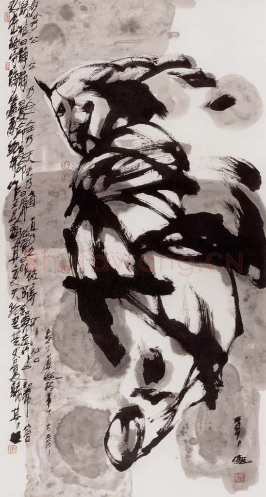 2004年 赵贵德《还京乐》（附局部） 书画作品