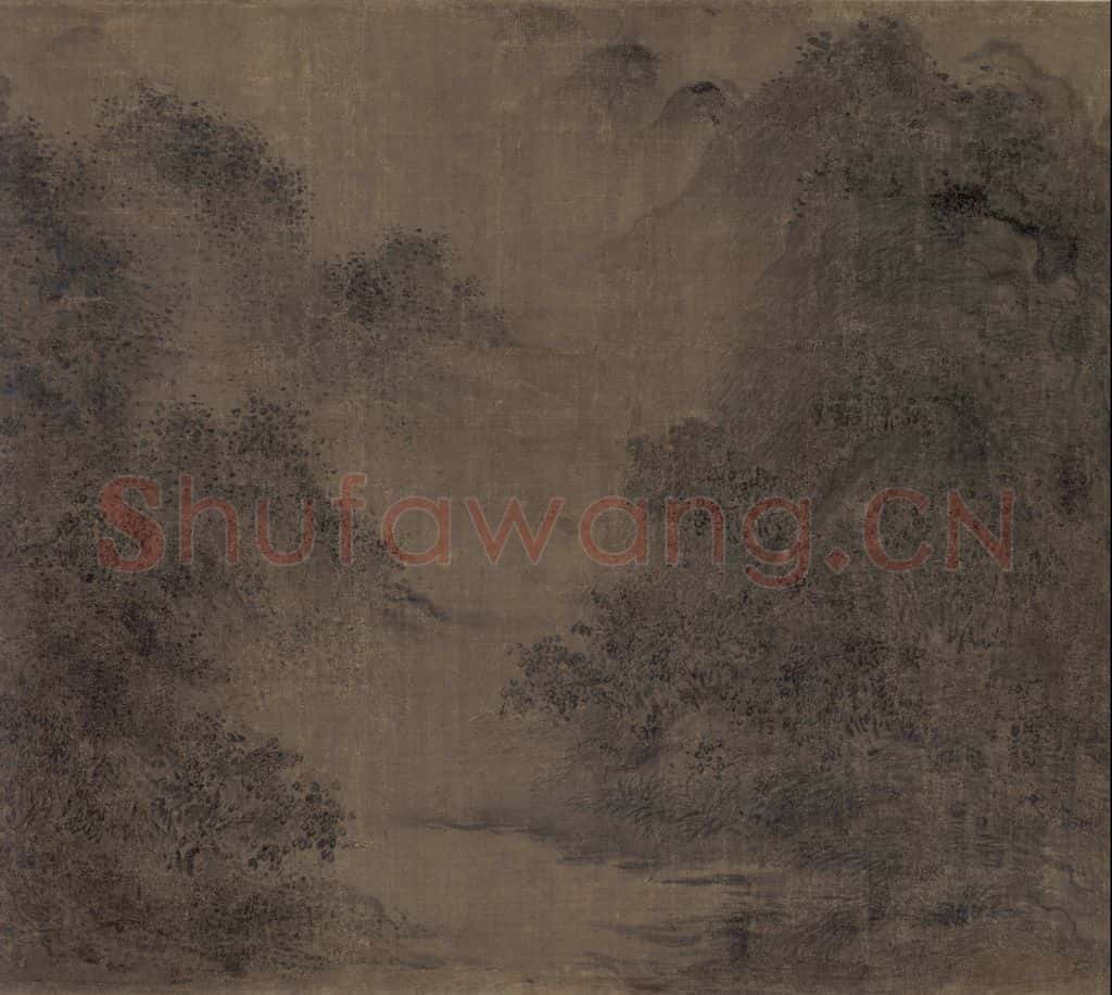 宋 马和之《小雅南有嘉鱼篇书画图》书画作品