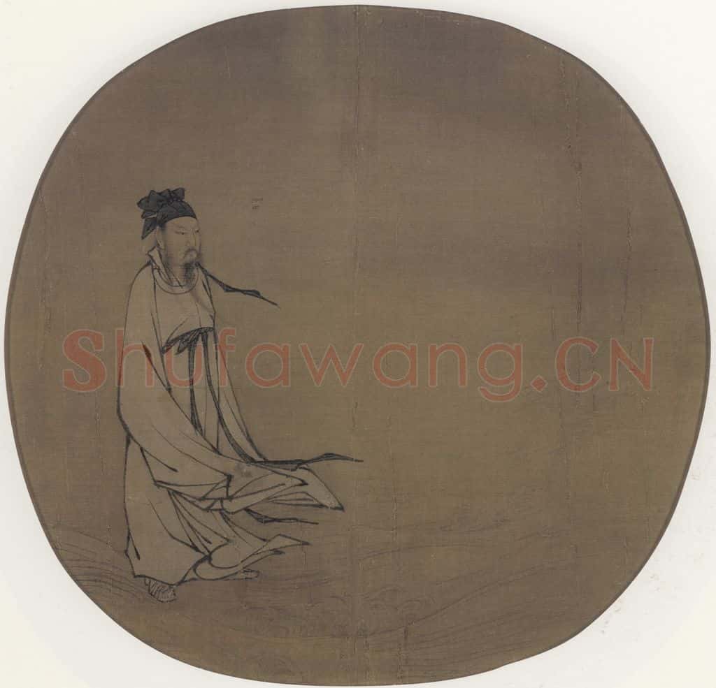 宋 佚名《吕祖过洞庭图》书画作品