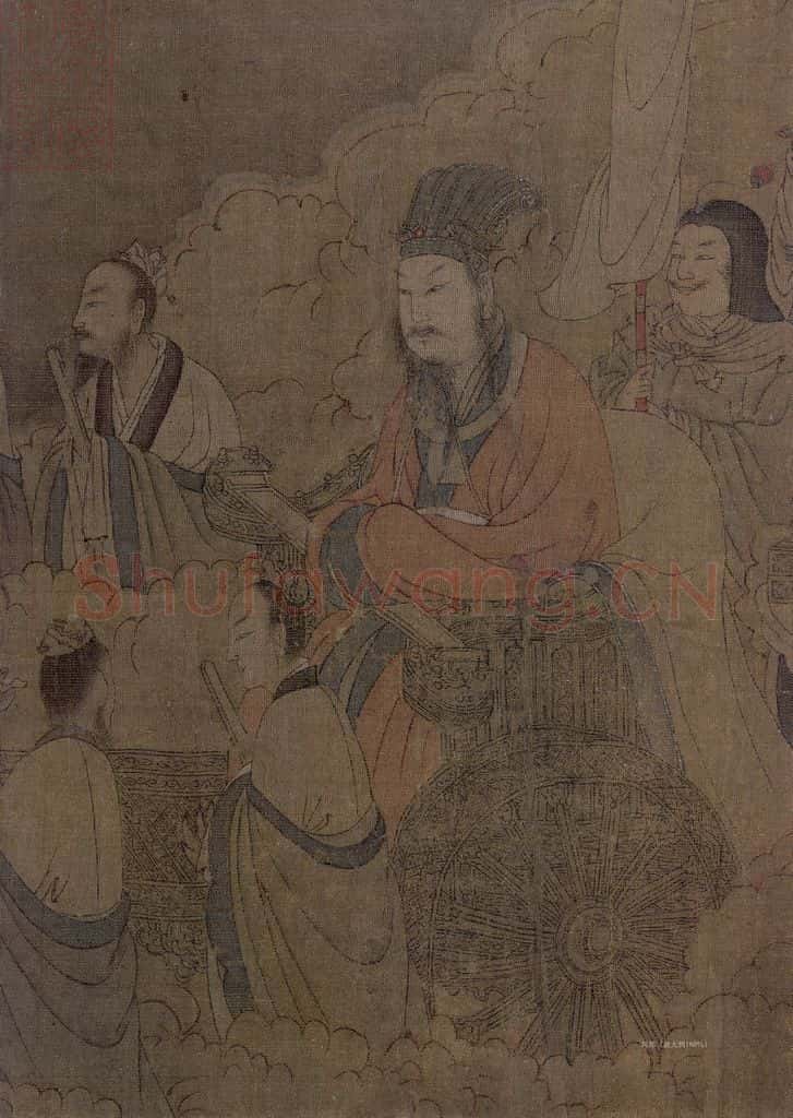 宋 佚名《九歌图》书画作品