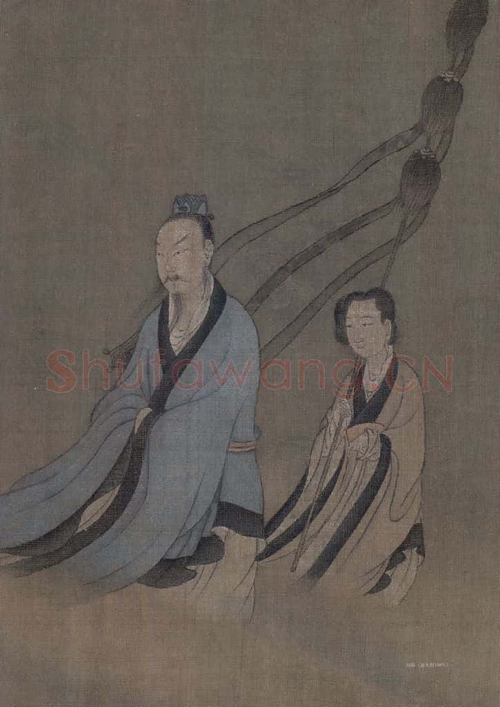 宋 佚名《九歌图》书画作品