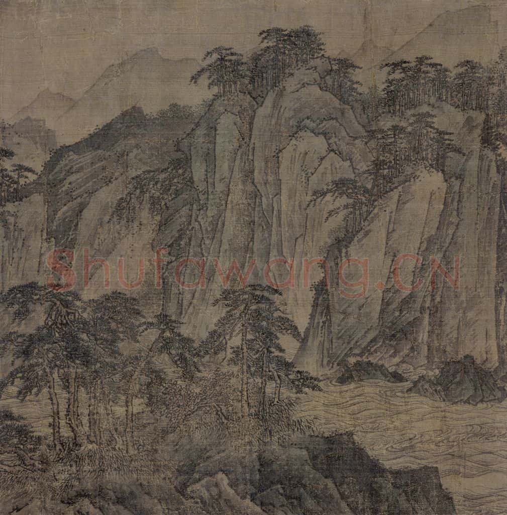 宋 佚名《赤壁图》书画作品