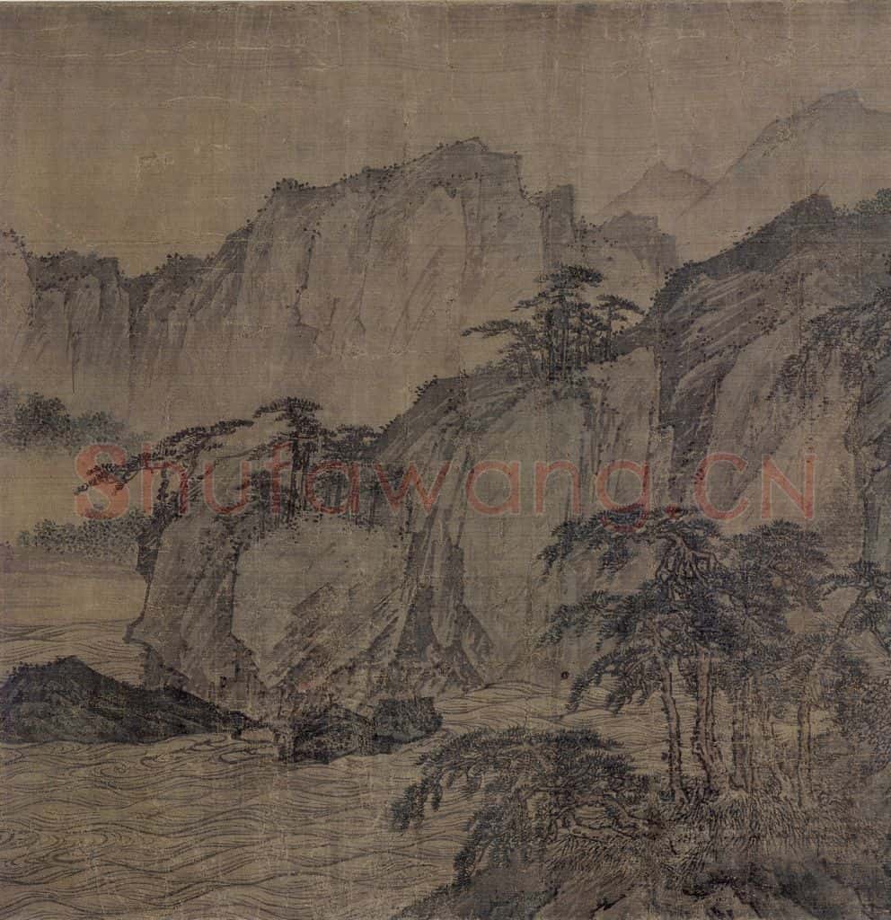 宋 佚名《赤壁图》书画作品