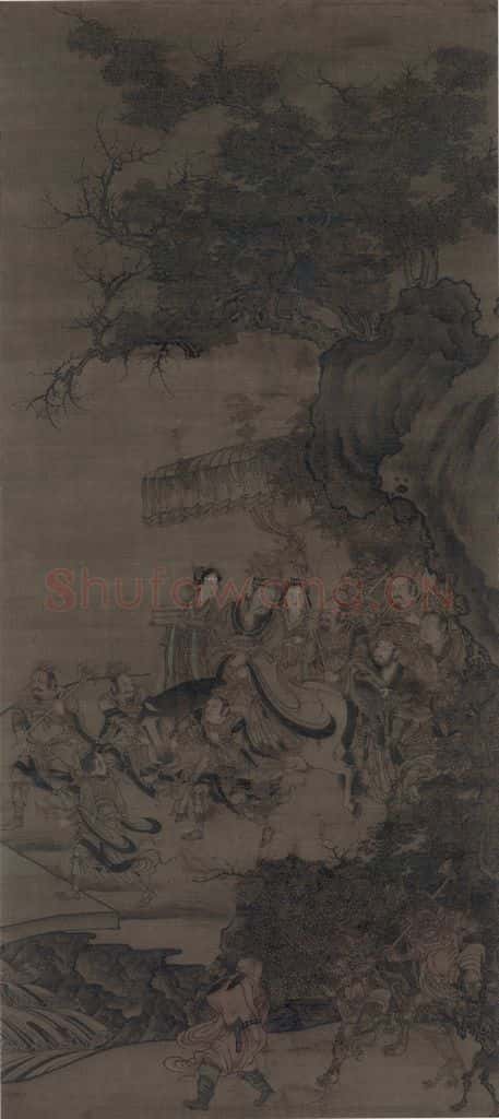 宋 佚名《三官图：地官》书画作品