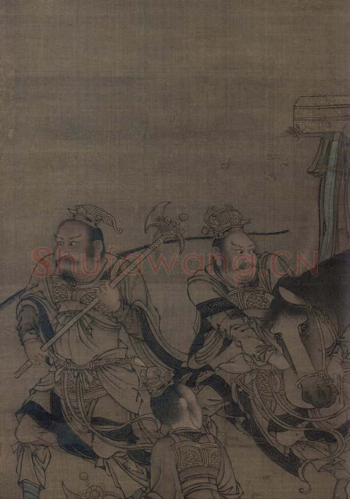 宋 佚名《三官图:地官》书画作品