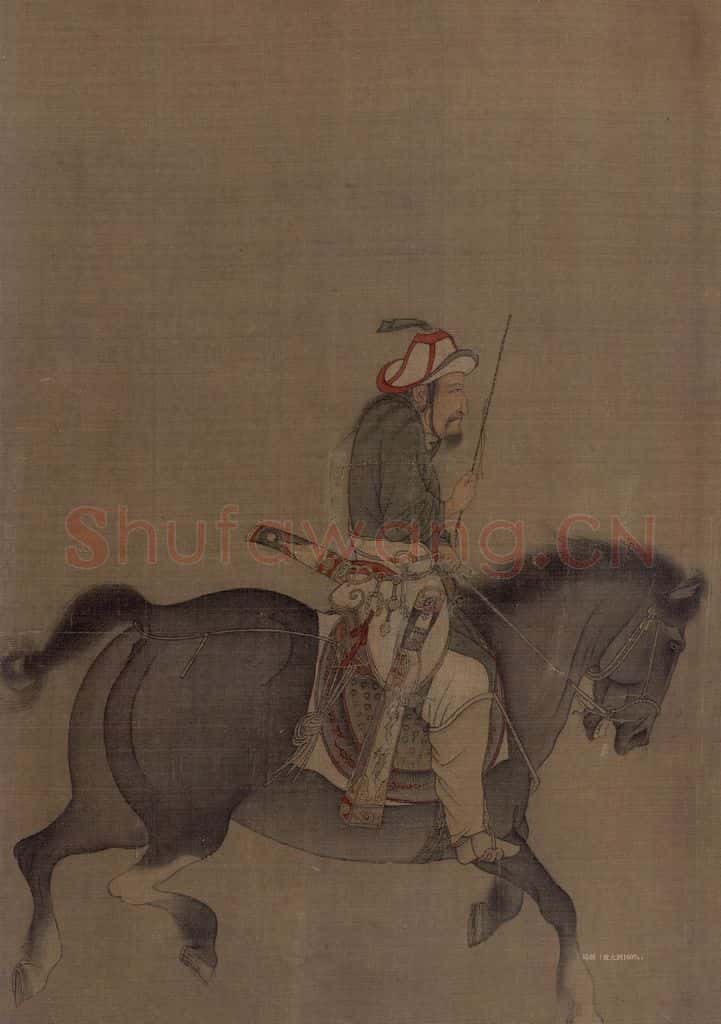 宋 佚名《番骑图》书画作品