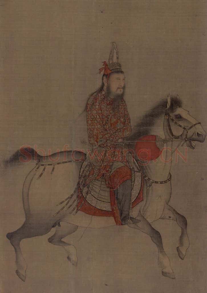 宋 佚名《番骑图》书画作品