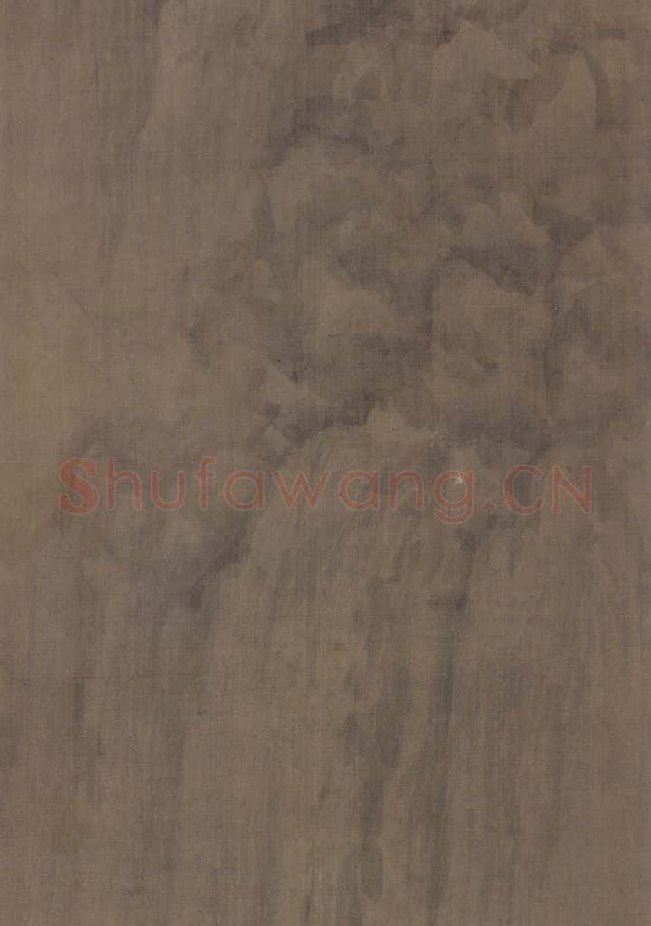 宋 巨然《溪山兰若图》书画作品