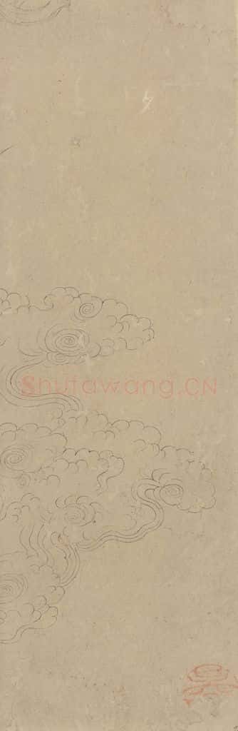 宋 佚名《道子墨宝:诸神朝谒图》书画作品