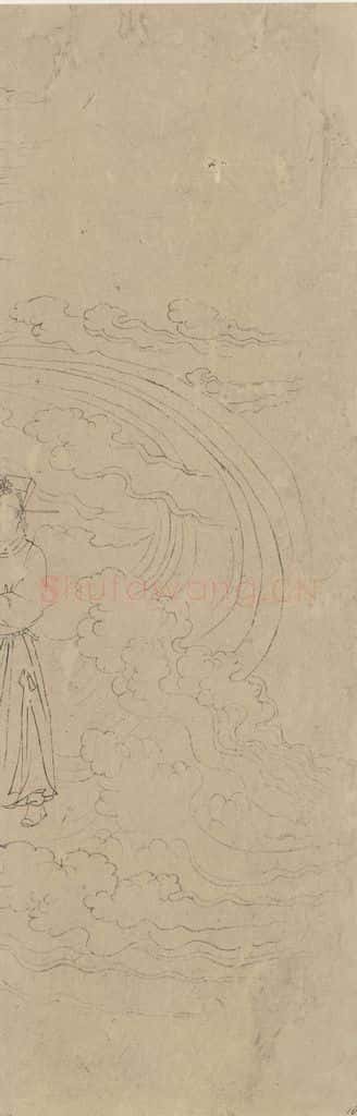 宋 佚名《道子墨宝：诸神朝谒图》书画作品