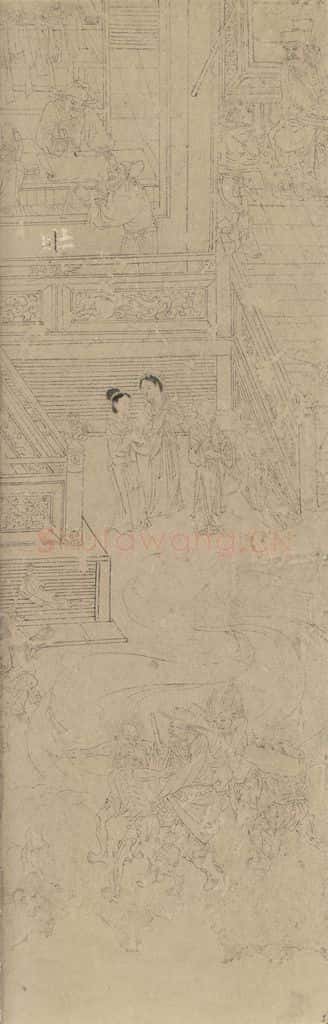 宋 佚名《道子墨宝:地狱变相图》书画作品